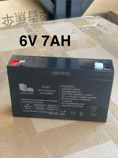 LongWay6V 7.0AH Rechargeable Battery Carousel 3