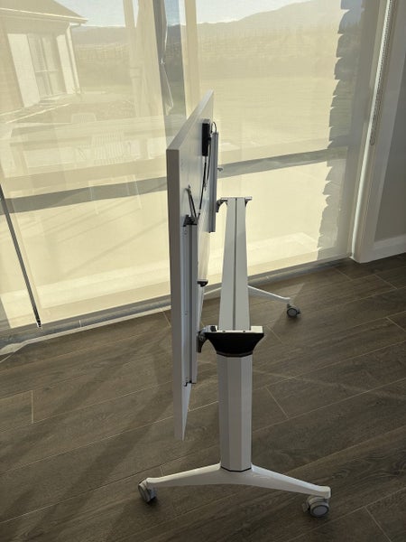 Desk White 1200x800 Flip Top on Castors Carousel 3