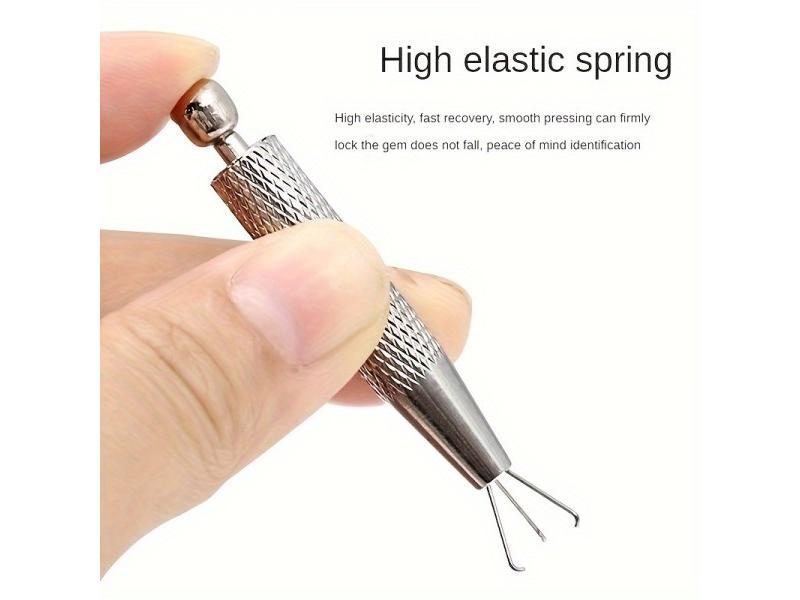 4 Claw Pick Up Tool Claws Beads Electronic Component Grabber Diamond Gems Prong Carousel 1