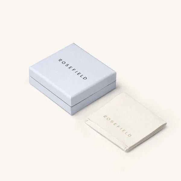 Rosefield Pave Striped Studs Gold Carousel 4