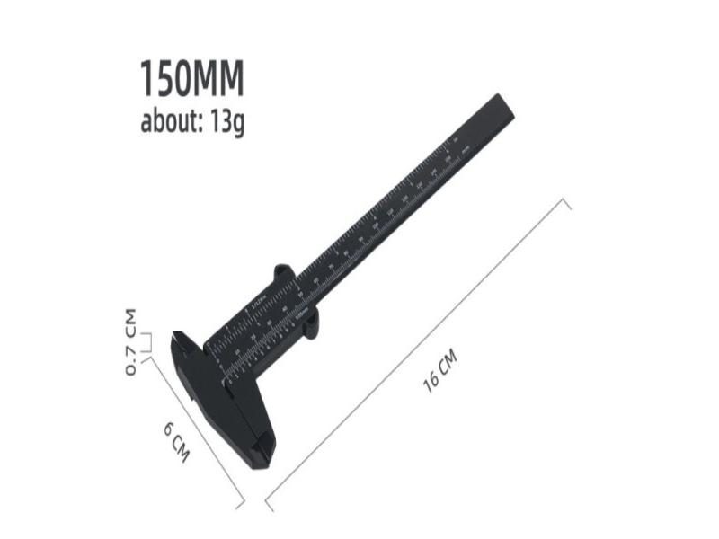 Vernier Caliper Plastic Caliper Plastic Vernier Caliper Student Caliper Carousel 1