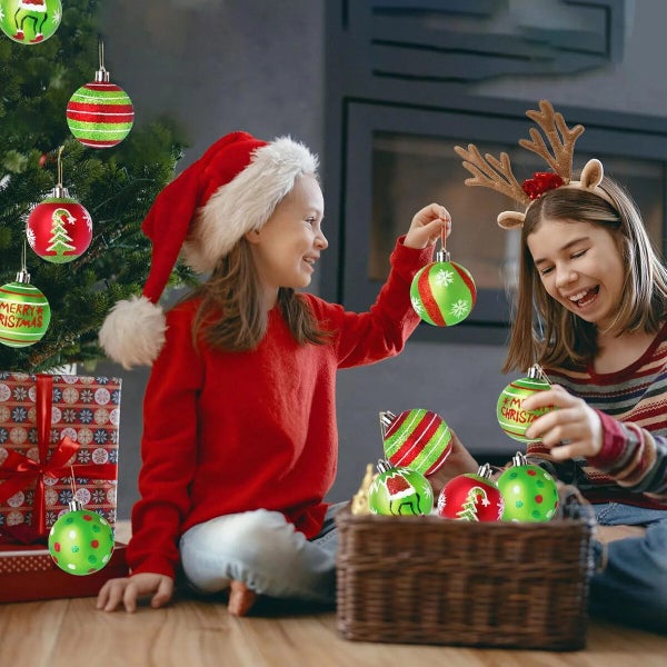 12pcs Christmas Ball Ornaments Carousel 2