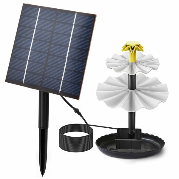 Solar Bird Bath Fountain Carousel 2