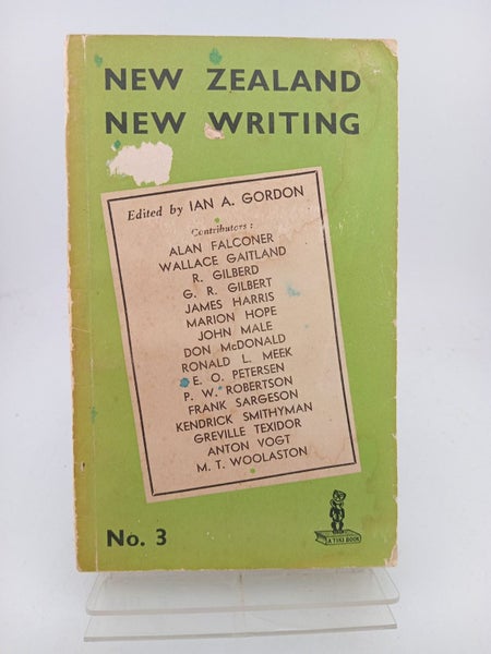 New Zealand New Writing Number 3 by Ian A Gordon (editor)64392792280705110