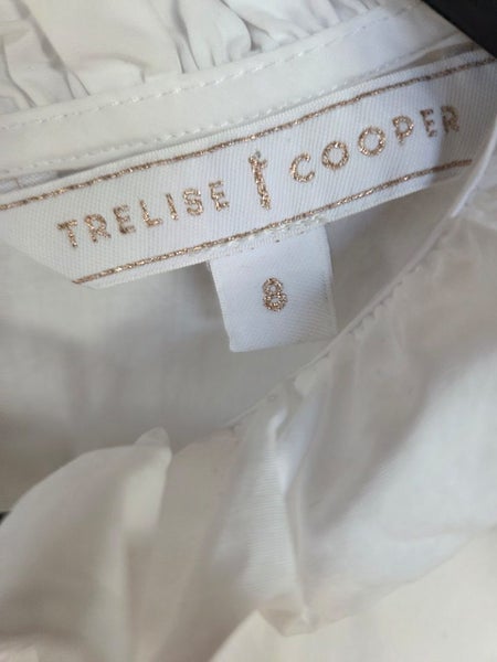 Treatise Cooper 100% cotton frill dress sz 8 Carousel 6