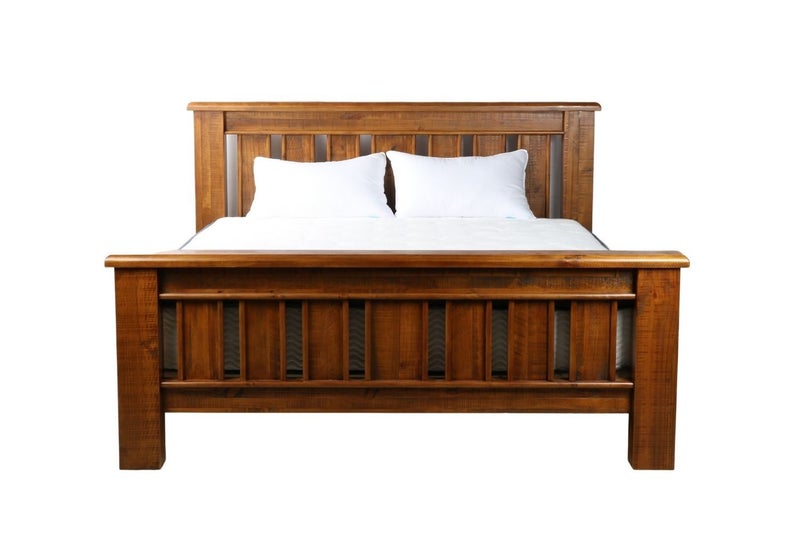 FLINDERS Bedframe (Solid Pine Wood) - Super King Carousel 2