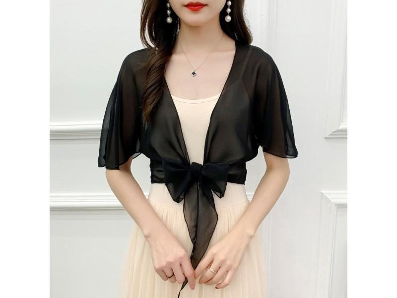 Ladies Soft Wedding Cape Wedding Jacket Wraps Chiffon Shrugs For Women Bridal Carousel 1