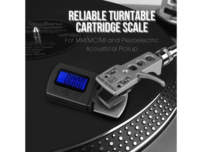 LCD Digital Turntable Stylus Force Scale Meter Gauge Backlight High Precise Carousel 1