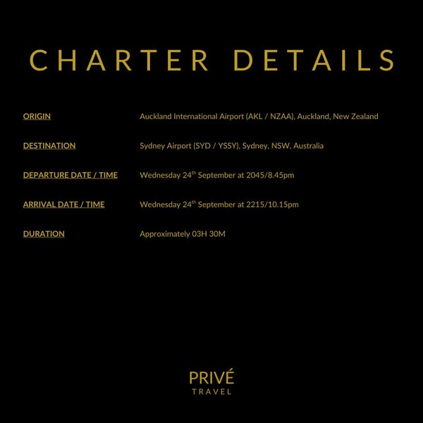 Private Jet Empty Leg Charter to Sydney!63623663879426112