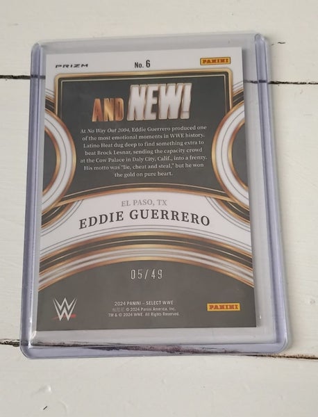 *$1 RESERVE* Eddie Guerrero /49 2024 WWE Select And New! Blue Parallel Carousel 2