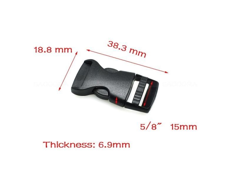 Plastic Side Release Buckle For Tactial Backpack Luggage Straps Webbing Size Carousel 1