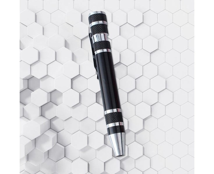 Aluminum Screwdriver Cell Phone Hand Tool Convenient 8 in 1 Set Pen Multi Rep Carousel 2