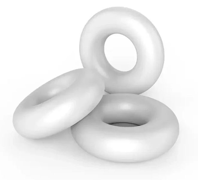 White Premium Cockring Set Carousel 3