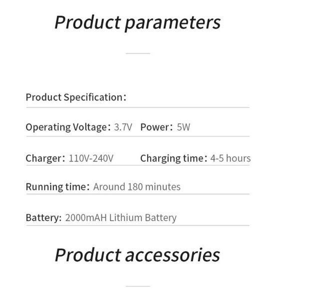 5Pcs Pet Grooming Kit Rechargeable Electric Hair Clipper Trimmer Shaver Set LCD Carousel 10