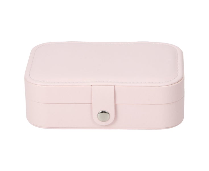 Portable Travel Jewelry Box Organizer Display Storage Case for Rings Earrings Carousel 1