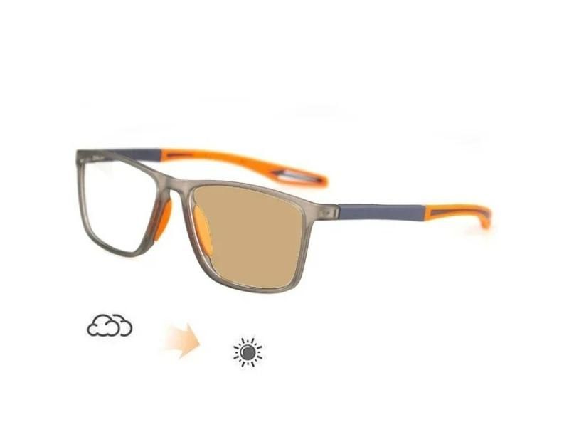 Men Ultralight Photochromic Glasses TR90 Frame Myopia Eyeglasses Women Male Carousel 1