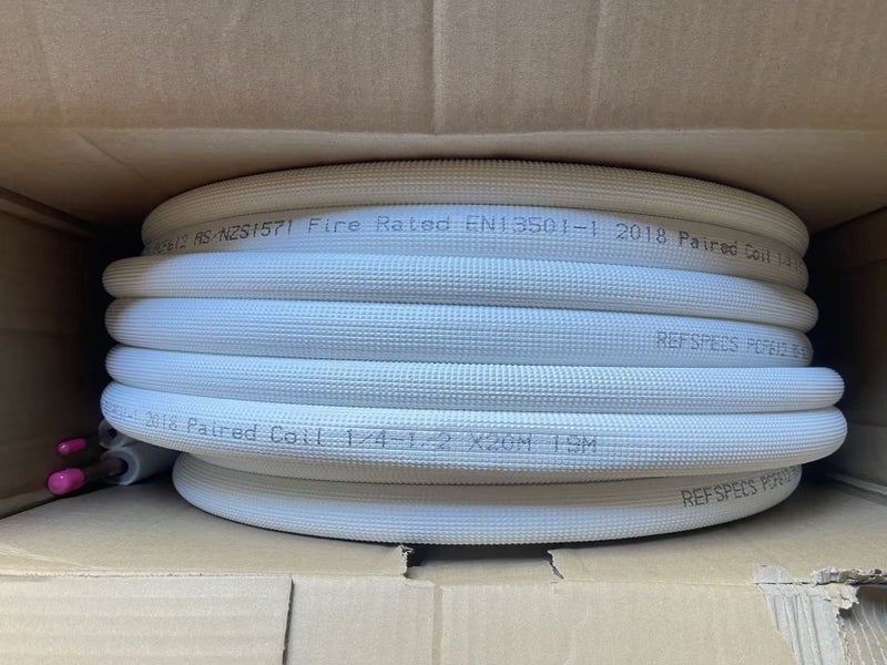 1/4 x 1/2 inch Insulated Pair-Coil Copper (20m Roll) Carousel 1