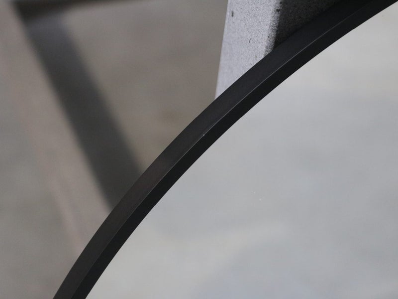 Frame 1200 Round Mirror Black *Excess Stock* Was $1199 Carousel 4