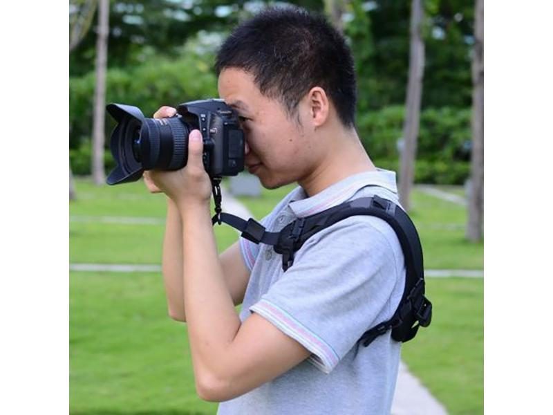 Camera Sling Strap With Safety Tether Adjustable And Comfortable Shoulder Belt Carousel 1