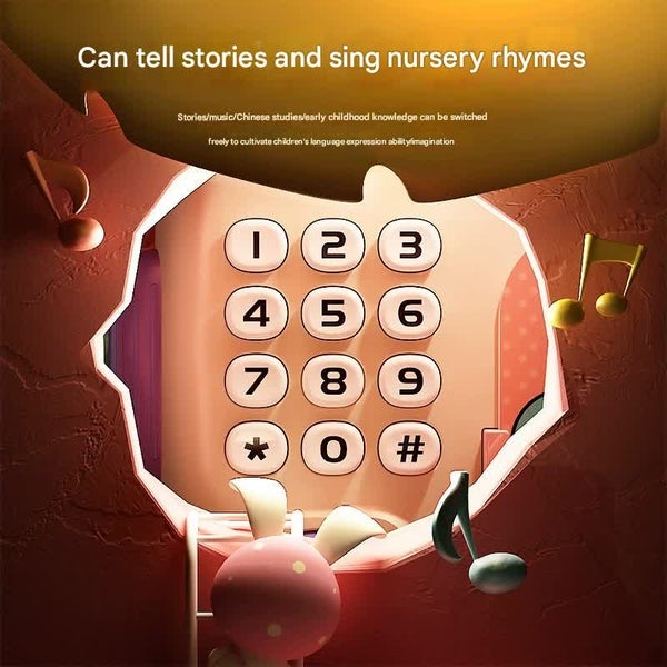 Interactive Kids Piggy Bank Safe With Music Stories Password Lock Cyan Educatio Carousel 2