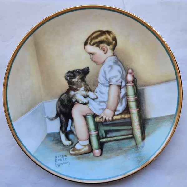 MASTERWORKS OF BESSIE PEASE GUTMANN ON PORCELAIN PLATE " IN DISGRACE" SUBJECT64525101222785110
