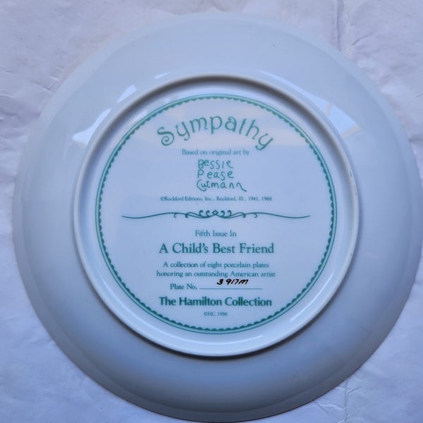 MASTERWORKS OF BESSIE PEASE GUTMANN ON PORCELAIN PLATE " IN DISGRACE" SUBJECT64525101222785111