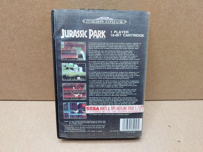 "Jurassic Park" | Sega Mega Drive Game Carousel 2