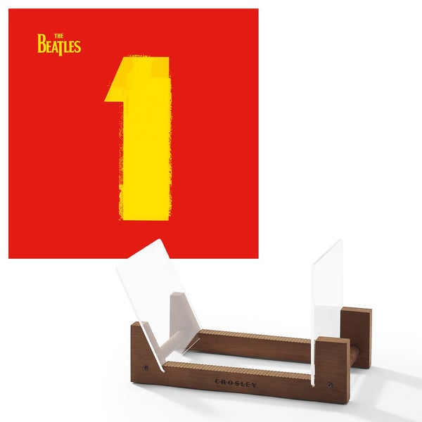 The Beatles - 1 - Double Vinyl Album & Crosley Record Storage Display Stand Carousel 1