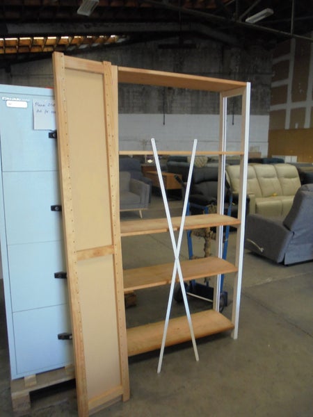 Lundia shelving-2 bays 1830x900x292mm 5 levels Carousel 2