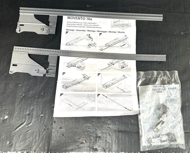 BLUM ZS7M400MU Side Stabilization Movento - $1 Reserve (PU9 Cubby) Carousel 1