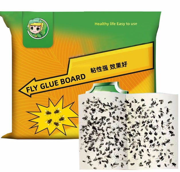 Fly Traps Bugs Sticky Board 50 Pack Carousel 1