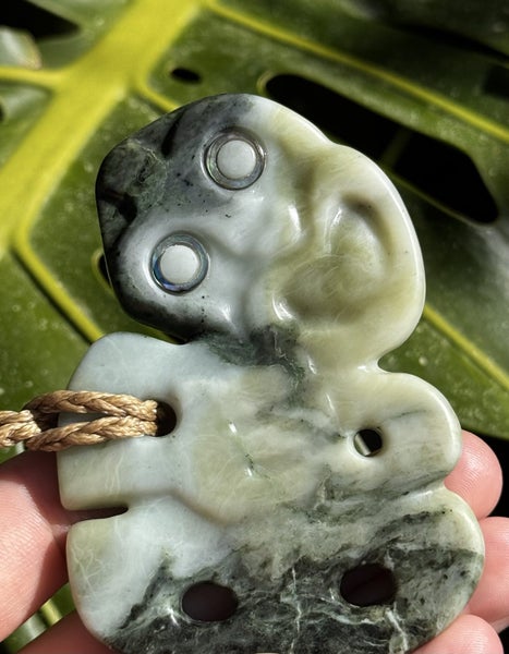 Pounamu Hei Tiki Pendant64485411925121111