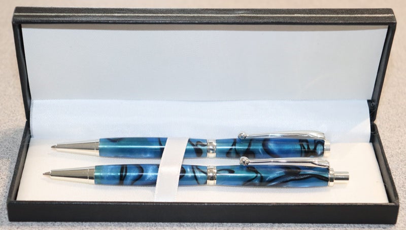 Handcrafted Pen and Pencil Set Carousel 1