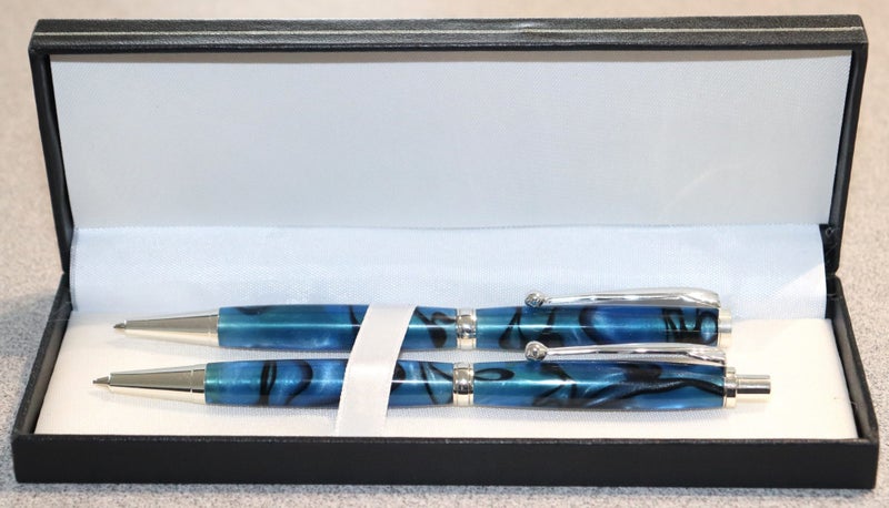 Handcrafted Pen and Pencil Set Carousel 2