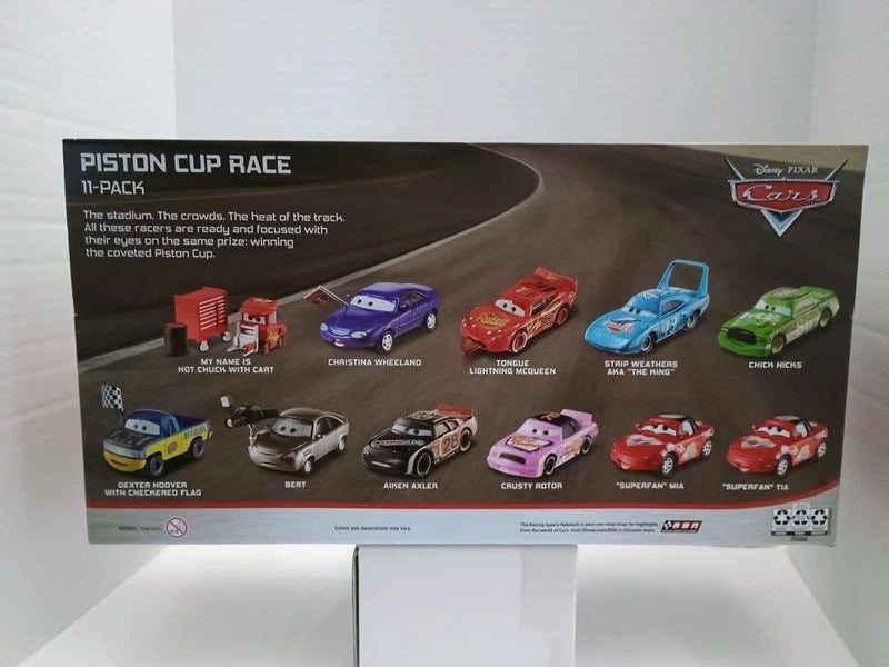 Disney Cars Piston Cup 11-pack Toupe Chick King Mia Tia Tongue Mcqueen Carousel 2