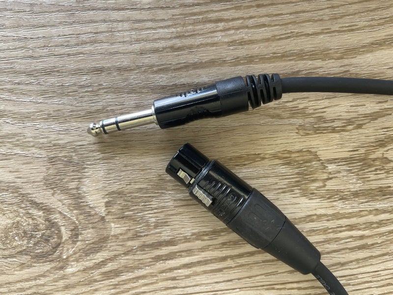 Pearstone PM Series 1/4" TRS M to XLR F Cable - 1.5' (0.46 m) Carousel 2