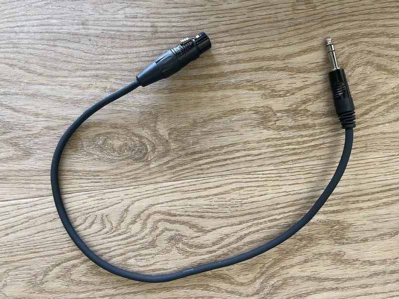 Pearstone PM Series 1/4" TRS M to XLR F Cable - 1.5' (0.46 m) Carousel 1