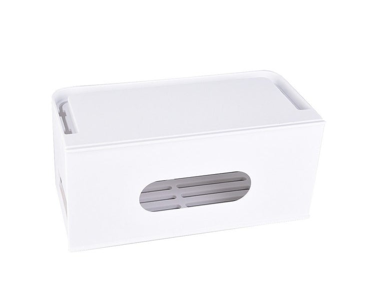 Cable Organizer Storage Box Large Power Cord Management Container Carousel 1