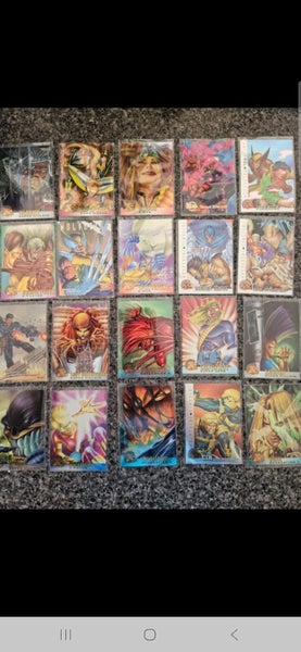 1995 X-Men x20 cards in sleeves!!!! Sick collection Carousel 1