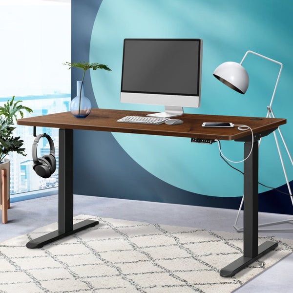 Standing Desk Height Adjustable Dual Motor Electric Stand Table 140Cm Carousel 1