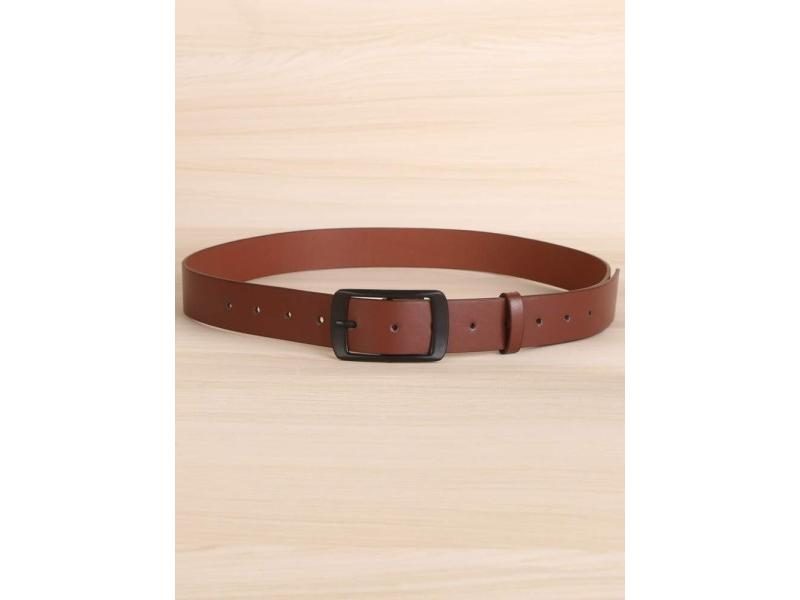 Fashion Classic Pu Leather Belt With Prong Buckle Dress Belt For Men Carousel 1