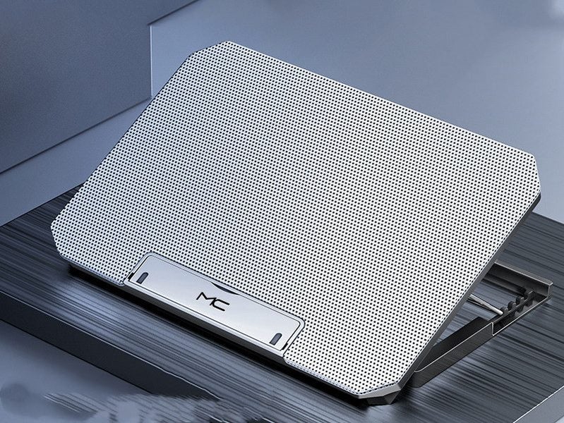 Laptop Cooling Pad, Adjustable Wind Speed Notebook Cooler, Twin Turbo Fan Laptop Carousel 1