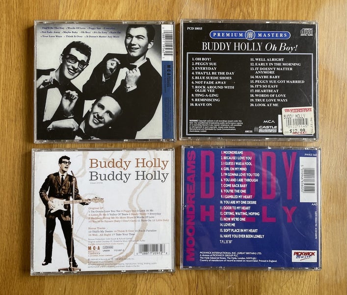 4 CDs Buddy Holly collection Carousel 2