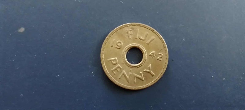 1942 Fiji penny coin Carousel 1