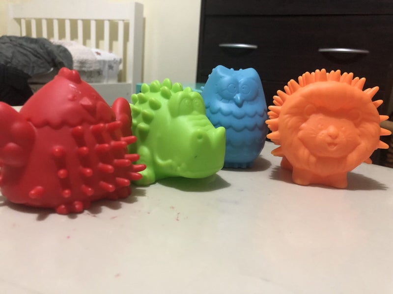 4x animal bath toys Carousel 1