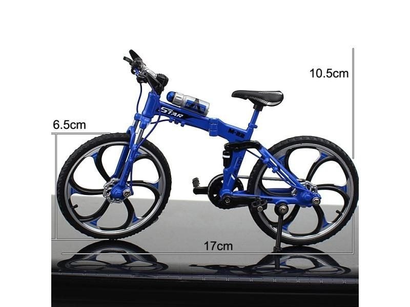 1:8 Mini Model Alloy Bicycle Diecast Simulation Metal Adult Finger Mountain Carousel 1