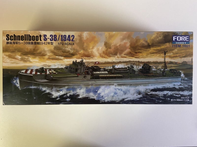 FORE HOBBY 1/72 Schnellboot S-38/1942 (No. 1001)64256004616322111