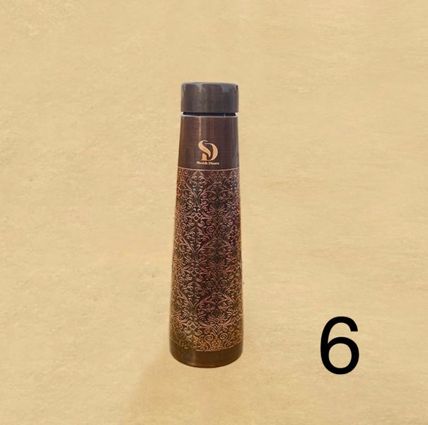 100% Pure Copper Water Bottle – Ayurvedic | Eco-Friendly | Leakproof Carousel 6