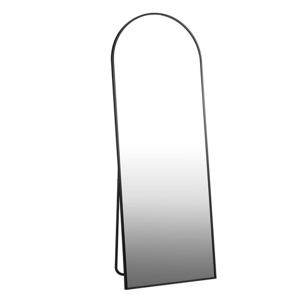 Full Length Mirror Arched Dressing Floor Mirrors Free Standing Black64462027029377114