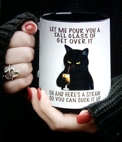 THE CATTAGE- Hilarious Ceramic Cat Mug Add Fun To Your Coffee Carousel 1